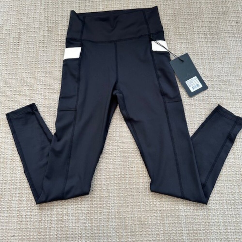 Losano Crisscross Pocket Legging - Black